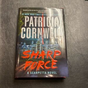 SHARP FORCE by PATRICIA CORNWELL Hardcover Book